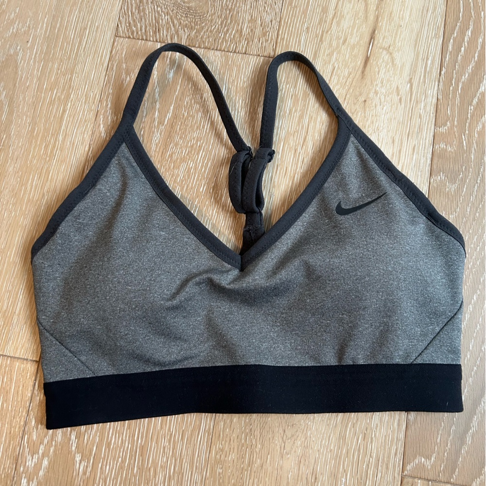 NWOT | Nike | Pro Indy Women's Sports Bra | Charcoal/Black — Small